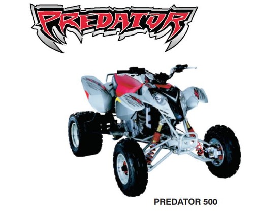 Product picture 2003 Polaris Predator 500 Service Manual